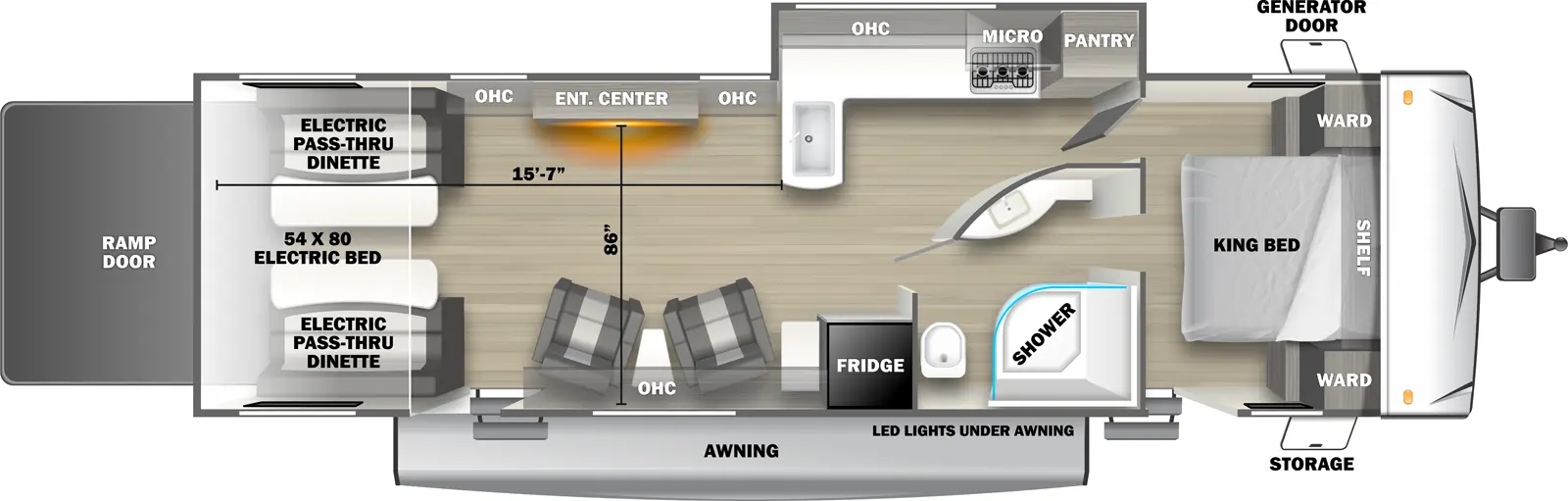 Sandstorm 2900SRS Floorplan